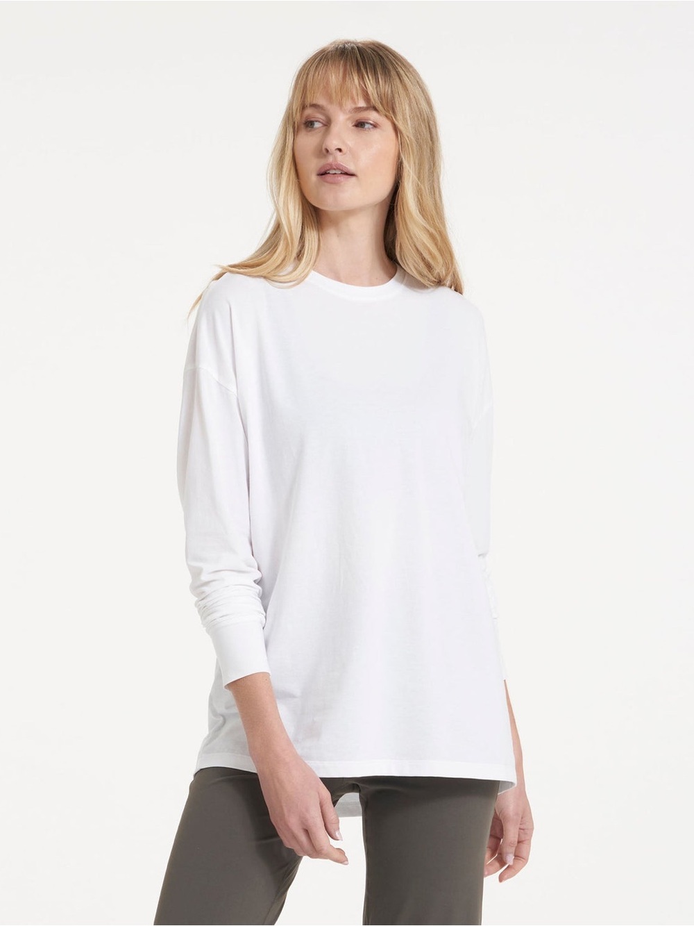 Vuori long sleeve feather tee white size Large NWT $64 - Picture 8 of 11